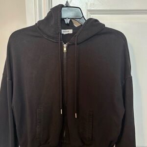 Black Zip-Up Hoodie🖤